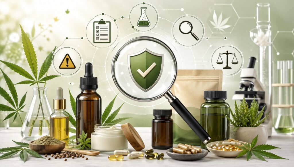CBD, hemp, and wellness products undergoing intensive quality and compliance review